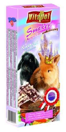 VITAPOL kolby dla królika z czekoladą Magic Line, 2 sztuki