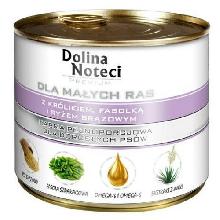 Dolina Noteci Premium karma dla psów ras małych puszka 185g KRÓLIK+FASOLKA