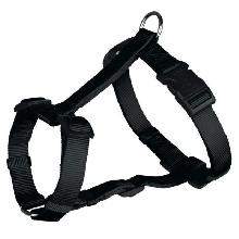TRIXIE Szelki ozdobne dla psa regulowane CLASSIC czarne, rozmiary 30-100cm