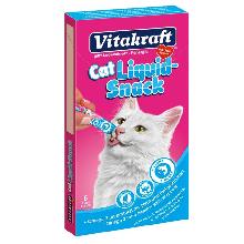 Vitakraft Cat Liquid Snack przysmak dla kota ŁOSOŚ+OMEGA-3, 6szt.