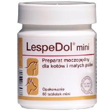 LESPEDOL Mini preparat moczopędny dla kotów i małych psów 60tabl.