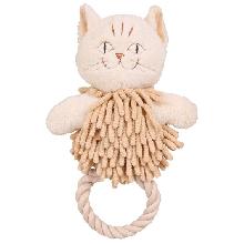 TRIXIE zabawka pluszowa ze sznurkiem kotek 25 cm