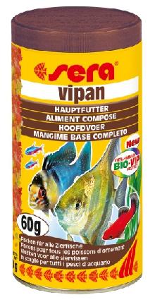 Sera vipan - pokarm podstawowy - różne objętości
