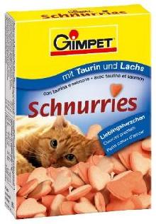 GIMPET Schnurries tabletki dla kotów z łososiem 650szt.