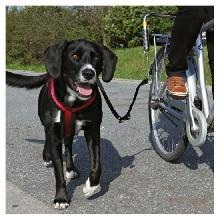 TRIXIE Smycz do roweru Biker Set de Luxe w zestawie