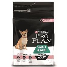 Purina ProPlan Adult Small&Mini Sensitive OptiDerma Łosoś+Ryż psy wrażliwe op.700g/3kg/7kg