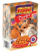 VITAPOL dropsy dla gryzoni marchewka 75g