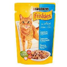 Friskies w sosie z łososiem, tuńczykiem i marchewką karma dla kotów saszetka 100 g