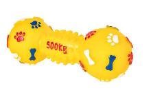 TRIXIE hantel winylowy 19cm z piszczałką