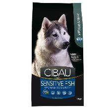 FARMINA CIBAU Sensitive Fish Medium/Maxi karma hipoalergiczna dla psów 12kg+2kg GRATIS