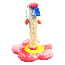 YARRO drapak dla kota Kwiatek Różowy z 2 zabawkami 44cm
