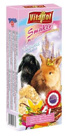 VITAPOL kolby dla królika z wanilią Magic Line, 2 sztuki