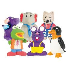 TRIXIE lateksowe figurki-zwierzaczki 6-9 cm zabawka dla psa