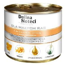 Dolina Noteci Premium karma dla psów ras małych puszka 185g BAŻANT+DYNIA