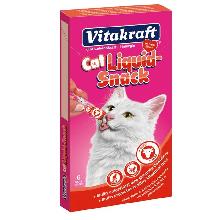 Vitakraft Cat Liquid Snack przysmak dla kota WOŁOWINA+INULINA, 6szt.