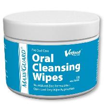 VETFOOD Maxi/Guard Oral Cleansing Wipes chusteczki do higieny jamy ustnej 100szt.