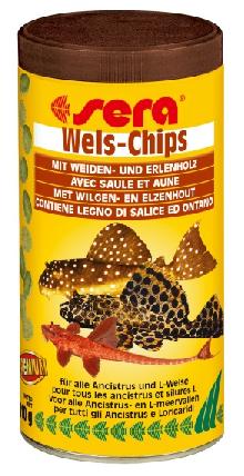 Sera wels - chips - tonące płatki dla glonojadów - saszetka